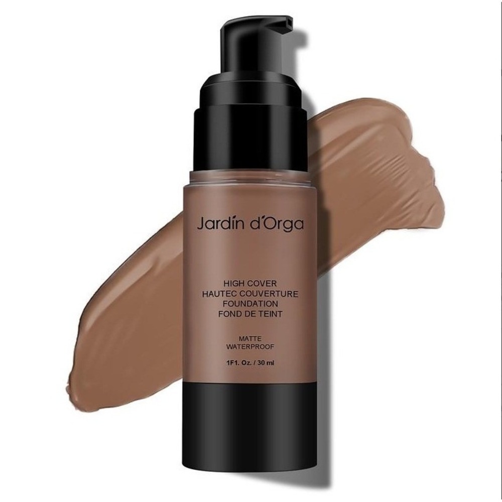 Jardin D'Orga Foundation Matte Waterproof Full Coverage Chestnut #7 1oz 30ml